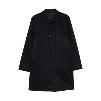 Kired Peak Coat - Heren - Mantel - Blauw - 2XL - Kasjmier - Jassen