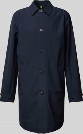 Ecoalf Mantel mit Leistentaschen Modell NIMEGAALF in Marine, Gr&ouml;&szlig;e L