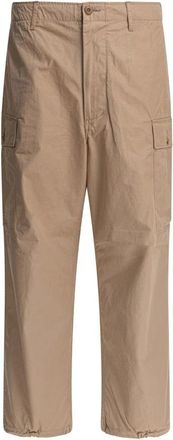 Beams Plus MIL Cargo Broek - Heren - Straight fit broeken - Beige - S - Katoen - Broeken