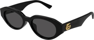 Gucci Pantos Zonnebril - Dames - Zonnebrillen - Zwart - 53 MM - Accessoires