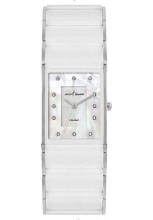 Jacques Lemans Womens 1-1940G Ladies Dublin Watch - Silver - One Size