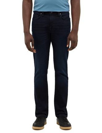 Mustang Slim-fit-Jeans MUSTANG Herren Style Vegas Slim, Herren, Gr. 34, L&auml;nge 30, 901 dunkelblau, 98% Baumwolle, 2% Elasthan, unifarben, slim fit, Jeans Slim-