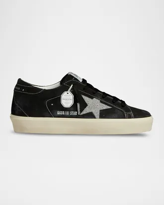 Golden Goose Hi Star Suede Swarovski Low-Top Sneakers