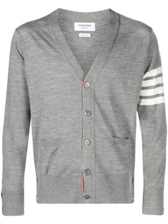 Thom Browne Grey Wool cardigan
