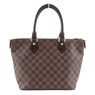 Louis Vuitton Brown Damier Canvas Tote Bag (Pre-Owned)