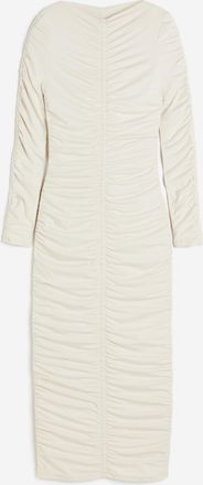 H&M Drapiertes Bodycon-Kleid - Beige