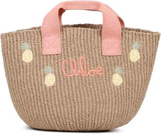 Chlo&eacute; Logo-Embroidered Tote Bag