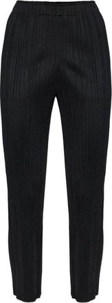 Issey Miyake Pliss&eacute;-effect Trousers
