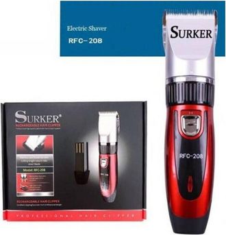 Trade Shop Trade Shop - Rasoio Elettrico Tagliacapelli Surker Rfc-208 Ricaricabile + 4 Pettini