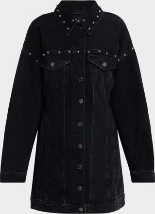 Rails Ladera Studded Denim Mini Dress