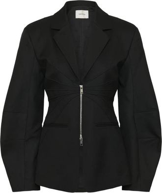 Gestuz Paula Blazer - Dames - Blazers - Zwart - XS - Leer - Jassen