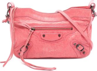 Balenciaga 2005-2025 Lambskin Motocross Classic Hip crossbody bag - Pink