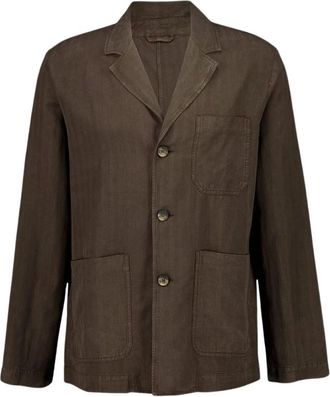 Frescobol Carioca Blazers, male, Brown, XL, Lima Linen Blazer