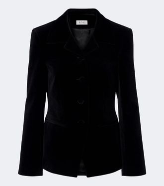R&oacute;he R&oacute;he Single-breasted cotton velvet blazer