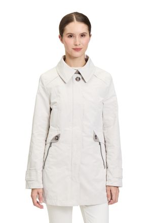 Gil Bret Outdoorjacke GIL BRET, Damen, Gr. 42, grau (wind chime), Obermaterial: 100% Polyester, unifarben, tailliert Po-bedeckend, ohne Ausschnitt, Manschette,