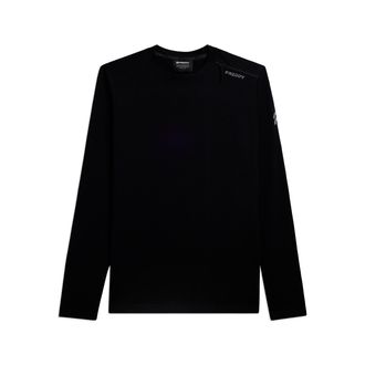 Freddy T-shirt manica lunga in jersey stretch con zip decorativa