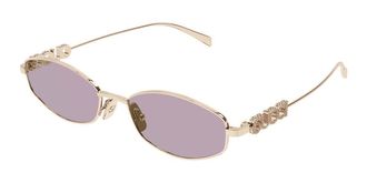 Gucci GG1802S 003 Womens Sunglasses Gold Size 55