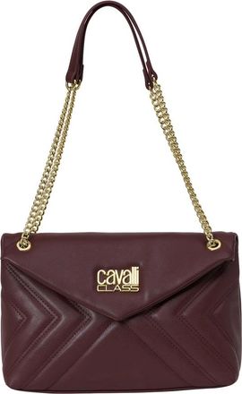 Cavalli Tassen, Dames, Rood, ONE Size, Quilted Clutch Schoudertas