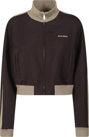 Miu Miu Mujer, Chaquetas, Marr&oacute;n, Talla: S