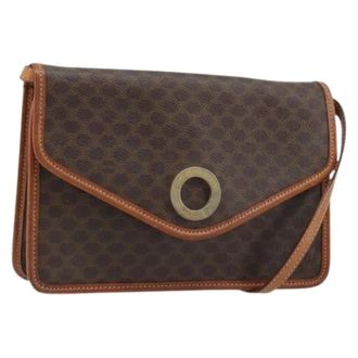 Celine Pre-owned Cross Body Bags, female, Brown, Size: ONE SIZE Pre-owned Vintage Plastic Shoulder Bag
