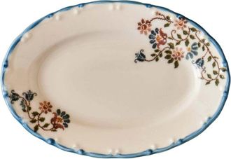 Bella Maison Set Of 2 Vintage Oval Porcelain Serving Platters