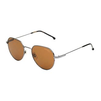 Carrera Accessoires, unisex, Grijs, ONE Size, Zwitserse beweging metalen zonnebril bruine lens