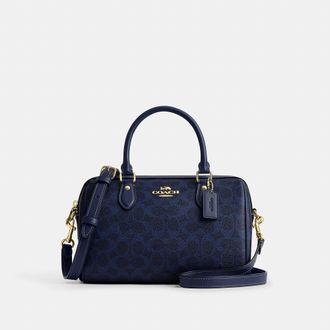 Coach Rowan Satchel Bag In Signature Canvas