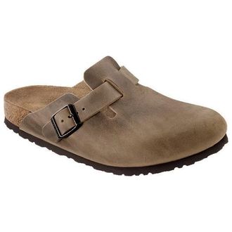 Birkenstock Boston SFB Oiled Leather Sandalen - Unisex | braun