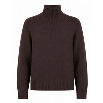 Michael Kors Wol trui met coltrui - Dames - Coltruien - Bruin - XS - Wol - Truien & Vesten