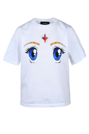 Dsquared2 Graphic Print Cotton T-Shirt