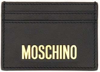 カードケース・名刺入れ Moschino Leather Card Holder NWT Moschino Leather Card Case | eBay