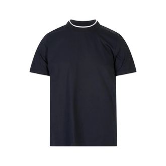 PESERICO Peserico, T-Shirts, male, Blue, Size: 3XL Cotton Jersey T-Shirt