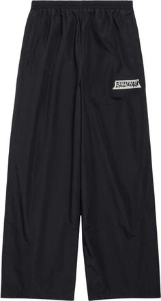 Balenciaga Masking Tape Trainingsbroek - Heren - Wijde Broeken - Zwart - S - Katoen - Broeken