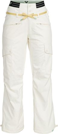 Roxy Snowboardhose ROXY Passive Lines, Damen, Gr. XL, beige (egret), Obermaterial: 100% Microfaser;, Hosen Snowboardhose