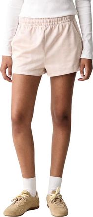 Lacoste Shorts de Jacquard con Monograma - Shorts - Mujer - Rosa - XS