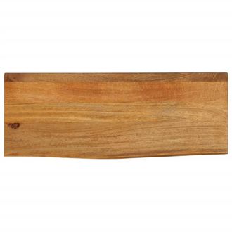 Berkfield Home Table Top Live Edge 90x20x2.5 cm Solid Wood Mango in Brown