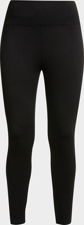Eileen Fisher High-Rise Cropped Terry Leggings
