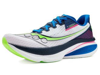 Saucony Endorphin Azura Mens Shoes White/Navy : 12.5 D - Medium, Leather