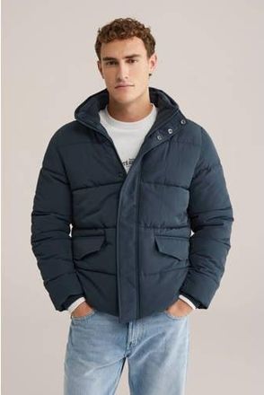 WE Fashion gewatteerde jas donkerblauw