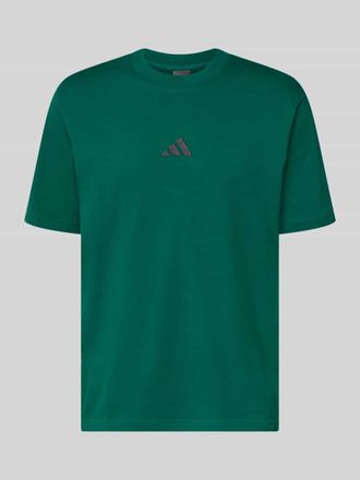 adidas Regular Fit T-Shirt aus reiner Baumwolle in Gruen, Gr&ouml;&szlig;e XXL