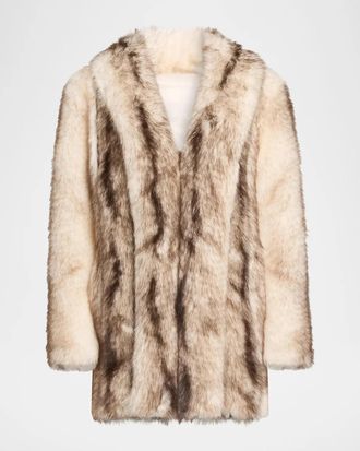 Et Ochs Cooper Faux Fur Pelted Coat