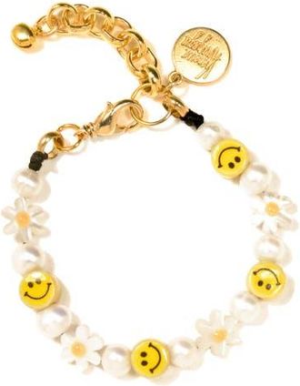 Venessa Arizaga Here Comes Sunshine Bracelet in White at Nordstrom