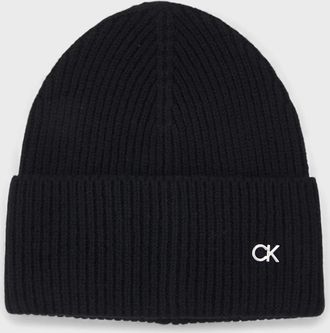 Calvin Klein Womens Calvin Klein Chunky Beanie Black