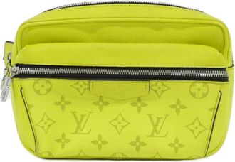 Louis Vuitton Jaune Yellow Coated Canvas Leather Shoulder Bag (Pre-Owned)