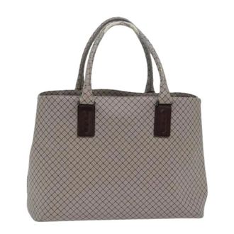 Bottega Veneta Pre-owned Handbags, female, Gray, Size: ONE SIZE Pre-owned Vintage Hand Bag