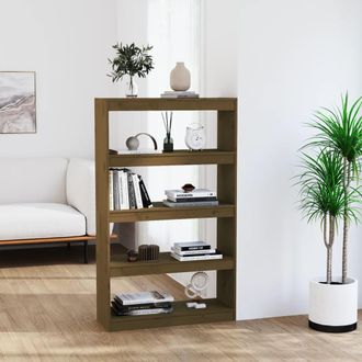 vidaXL Estanter&iacute;a/divisor De Espacios Pino Marr&oacute;n Miel 80x30x135,5 Cm Vidaxl