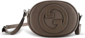 Gucci Blondie NM ronde leren crossbodytas - Bruin