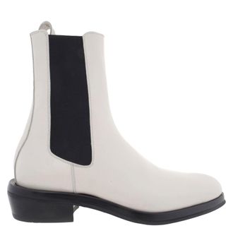 Ferragamo Frank Leather Chelsea Boots, Size 9 E
