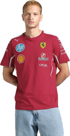Puma Scuderia Ferrari F1 2025 Kids Team Tshirt - Red - Size: 11/12 Years