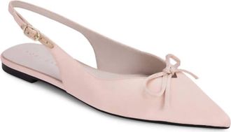 Yosi Samra Womens Belle Slingback Flat In Champagne